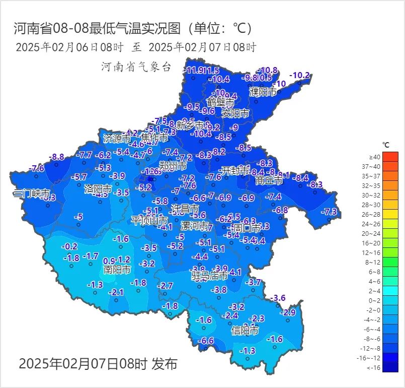 河南多地上演一夜“速冻”